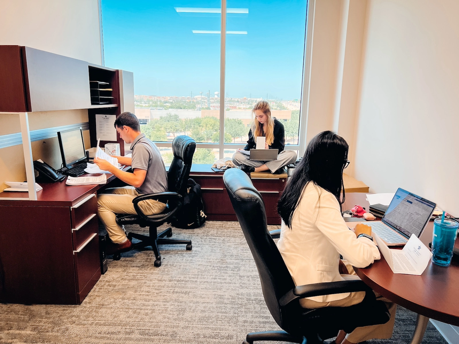 Three employees of Collin County Law Group
